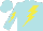 Silk - Powder blue, white feel the thunder, yellow lightning bolt, yellow lightning bolt on sleeves, powder blue cap