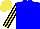 Silk - Blue-light body, yellow arms, black striped, yellow cap