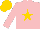 Silk - Pink, gold star, gold cap