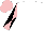 Silk - White, pink and black diagonal quartered sleeves, pink cap