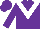 Silk - Purple, white chevron, purple sleeves, purple cap