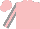 Silk - Hunter, pink stripe on sleeves