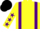 Silk - Yellow, Purple braces, Yellow sleeves, Purple stars, Black cap