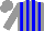 Silk - Grey body, big-blue striped, grey arms, grey cap, big-blue striped