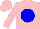 Silk - Pink, blue ball, pink sleeves