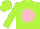 Silk - Lime green, pink ball, lime green cap