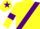 Silk - Yellow, Purple sash, armlets and star on cap