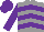 Silk - Grey, purple chevrons, purple sleeves, purple cap