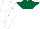 Silk - White, forest green yoke and emblem