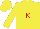 Silk - Yellow, red 'k' logo 'ridin the brand' on sleeves