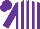 Silk - Purple white stripes