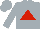 Silk - Silver, red triangle