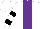 Silk - White, purple stripe, black hoops on sleeves