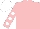 Silk - Pink, white polka dots on sleeves, matching cap