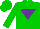 Silk - Green, purple inverted triangle