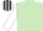 Silk - Light Green, White sleeves, Black with White stripes cap