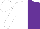 Silk - White and purple halves, white and purple crown, white cap
