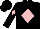 Silk - Black, pink diamond 'h' pink diamond sleeves
