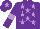 Silk - Purple, mauve stars, armlets and star on cap