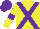 Silk - Yellow, Purple cross belts, armlets and cap