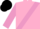 Silk - Pink, Mauve sash and sleeves, Black cap