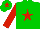 Silk - Big-green body, red star, red arms, big-green cap, red star