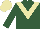 Silk - Hunter green with tan chevron, hunter green sleeves, tan cap
