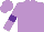 Silk - Mauve, purple armlet, mauve cap