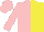 Silk - Pink and yellow halved