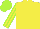 Silk - Yellow body, yellow arms, lime green striped, lime green cap