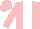 Silk - Pink and white stripe with '3c'  on back