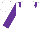 Silk - White, purple epaulets, purple sleeves, white cap