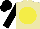 Silk - Tan, yellow disc, black sleeves, black cap