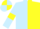 Silk - Light Blue and Yellow (halved), Light Blue sleeves, Yellow armlets, quartered cap