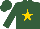 Silk - Hunter Green, Gold star