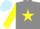 Silk - Grey, Yellow star and sleeves, Light Blue cap