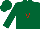 Silk - Forest green, red 'v'