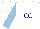 Silk - White, navy 'cc' in light blue cobra emblem, light blue sleeves