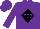 Silk - Purple, purple 'ts3' on black diamond