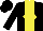 Silk - Black, yellow stripe, yellow diamond, black sleeves