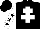 Silk - Black, white cross of lorraine, white sleeves, black stars
