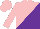 Silk - Pink and purple diagonal halves