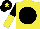 Silk - Yellow body, black disc, black arms, yellow halved, black cap, yellow star