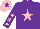 Silk - Purple Body, Pink Star, Purple Arms, Pink Stars, Pink Cap, Purple Star