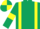 Silk - Dark Green, Yellow braces and armlets, quartered cap