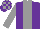 Silk - Purple, grey panel & sleeves, check cap