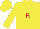 Silk - Yellow, red 'r' with red flames