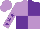 Silk - Mauve and purple (quartered), mauve sleeves, purple stars