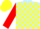 Silk - Light Blue and Yellow check, Red sleeves, Yellow cap