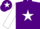 Silk - Purple, White star, sleeves and star on cap